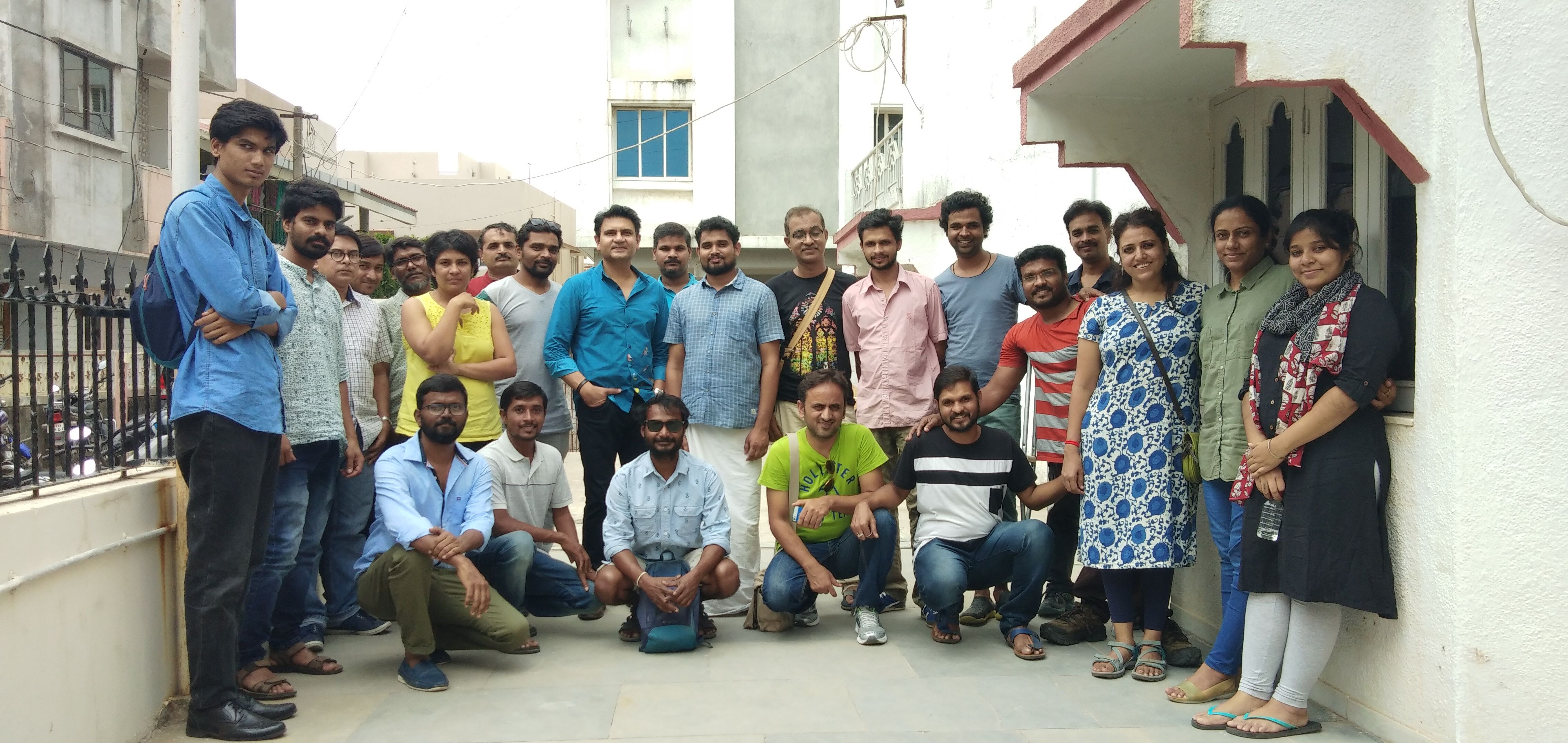 First group of artists of Vis-a-vis art studio