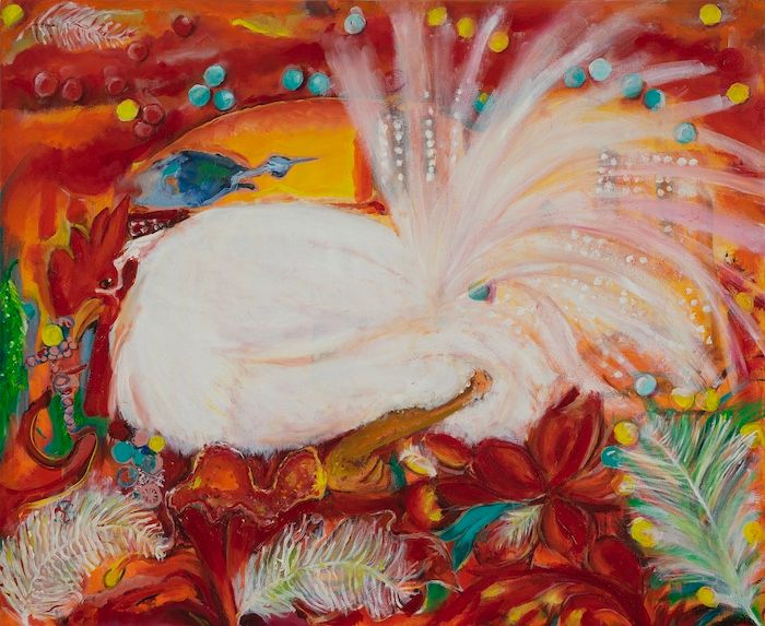 A WHITE EXPLODE ON A RED FURY